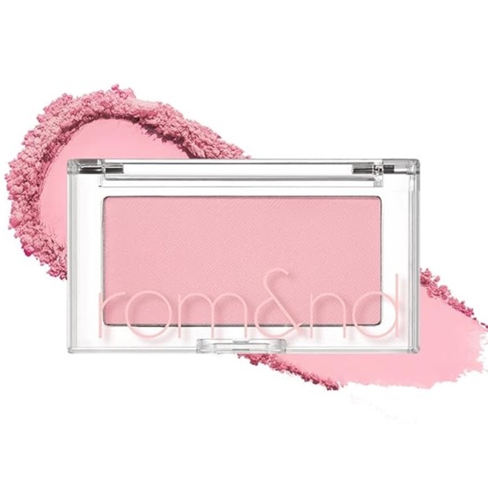 Rom&nd C03 Blueberry Chip Better Than Cheek- pale muted pink, blurring, matte